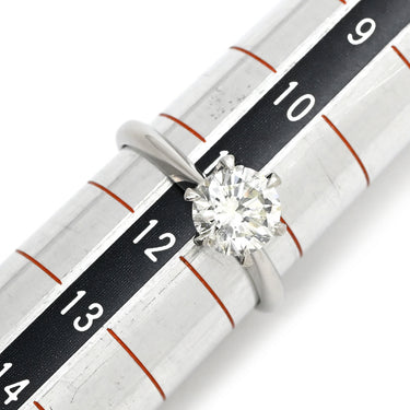 ノンブランド NON BRAND ダイヤ 立爪リング プラチナシルバー Pt850 ダイヤモンド リング 指輪 1P 1石 1粒 11.5号