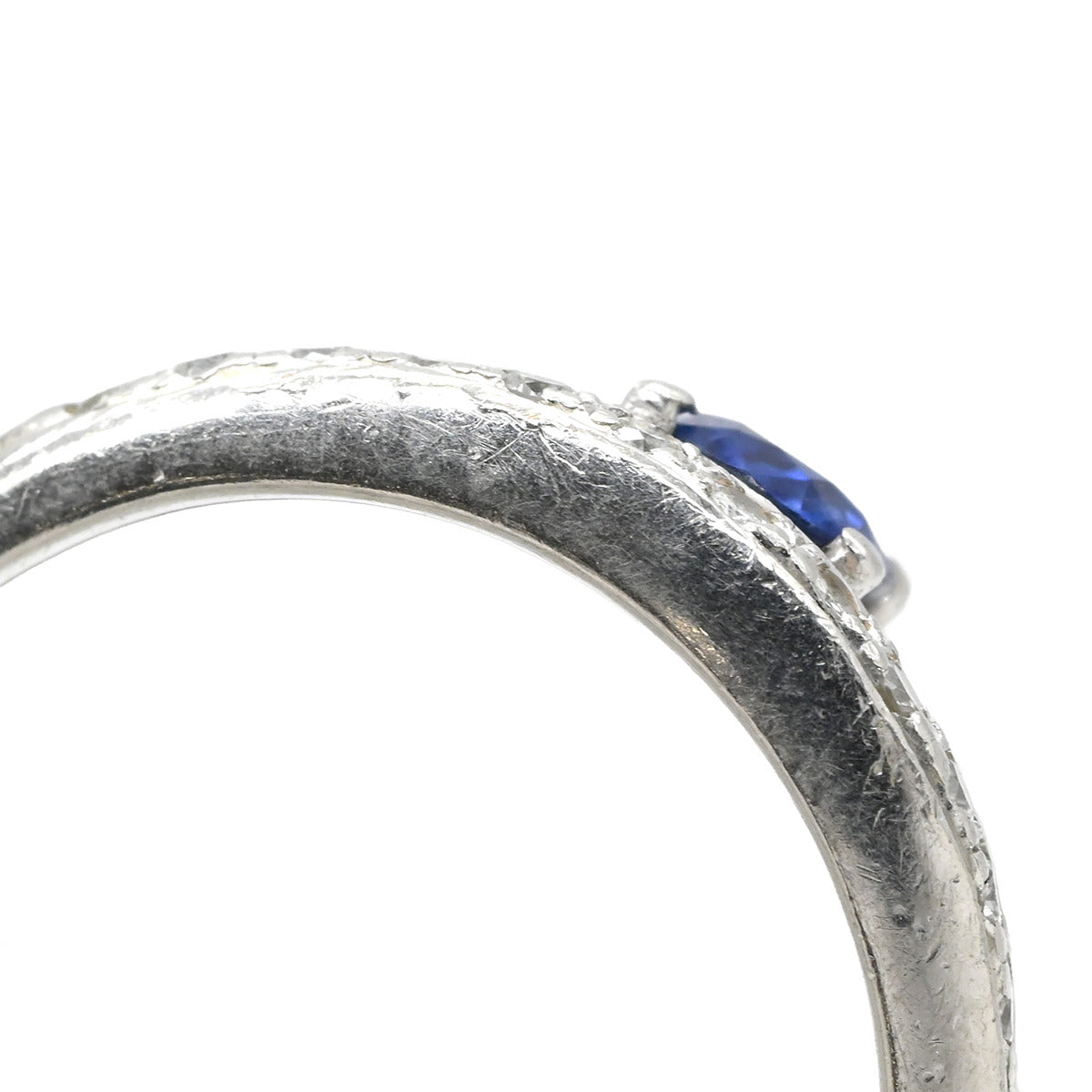 ノンブランド NON BRAND ブルーサファイア ダイヤリング