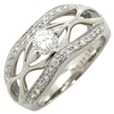 ノンブランド NON BRAND ダイヤリング プラチナシルバー Pt900 ダイヤモンド リング 指輪 12号