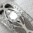 ノンブランド NON BRAND ダイヤリング プラチナシルバー Pt900 ダイヤモンド リング 指輪 12号