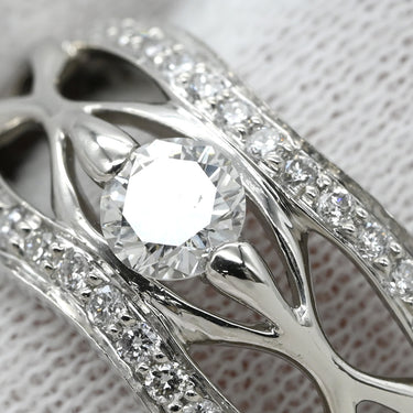 ノンブランド NON BRAND ダイヤリング プラチナシルバー Pt900 ダイヤモンド リング 指輪 12号