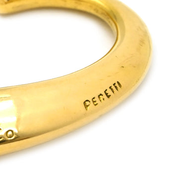 ティファニー Tiffany & Co オープンハート イエローゴールド K18YG ペンダントトップ エルサペレッティ