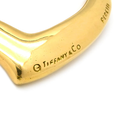 ティファニー Tiffany & Co オープンハート イエローゴールド K18YG ペンダントトップ エルサペレッティ