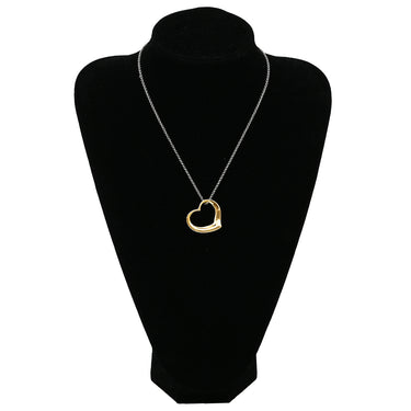 ティファニー Tiffany & Co オープンハート イエローゴールド K18YG ペンダントトップ エルサペレッティ