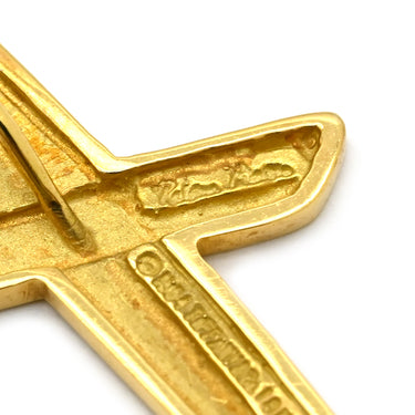 ティファニー Tiffany & Co Xペンダントトップ キス イエローゴールド K18YG ペンダントトップ パロマピカソ 750 18K イエローゴールド T&Co.