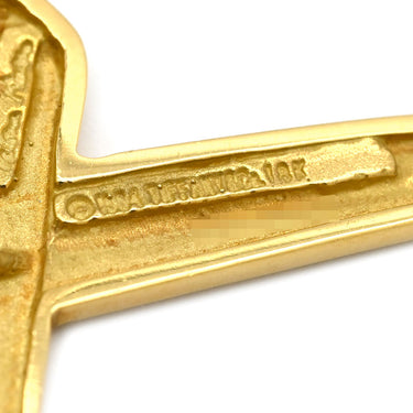 ティファニー Tiffany & Co Xペンダントトップ キス イエローゴールド K18YG ペンダントトップ パロマピカソ 750 18K イエローゴールド T&Co.