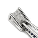 ジュネ Jeunet ホワイトゴールド K18WG ダイヤモンド サファイヤ ペンダントトップ 750 WG