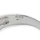 ノンブランド NON BRAND ブルーサファイア ダイヤ ブルー×プラチナシルバー Pt900 サファイア ダイヤモンド リング 指輪 3.26ct クッションカット Pt900 プラチナム 青 マーキスカット パヴェ 11号