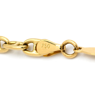 スタージュエリー STAR JEWELRY チェーンブレス ゴールド K18YG ブレスレット Ag750 YG