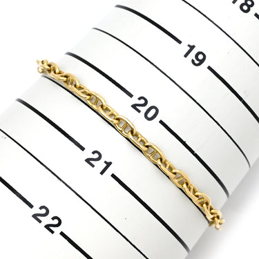 スタージュエリー STAR JEWELRY チェーンブレス ゴールド K18YG ブレスレット Ag750 YG