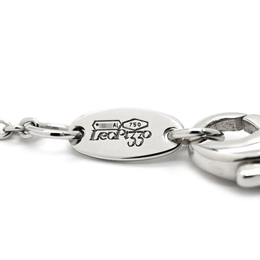 レオピッツォ LEO PIZZO サファイア ダイヤ ペンダント ホワイトゴールド K18WG サファイア ダイヤモンド ネックレス ラウンド サークル