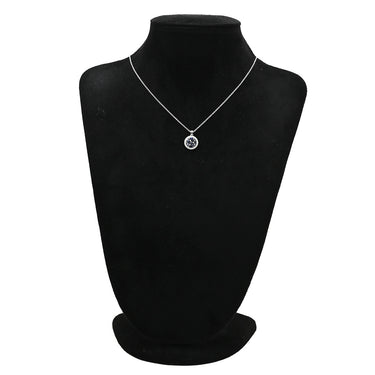 レオピッツォ LEO PIZZO サファイア ダイヤ ペンダント ホワイトゴールド K18WG サファイア ダイヤモンド ネックレス ラウンド サークル