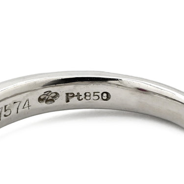 ノンブランド NON BRAND ルビー ダイヤ リング レッド×プラチナシルバー Pt850 ルビー ダイヤモンド リング 指輪 赤 プラチナム オーバル 13号