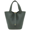 エルメス HERMES ピコタンロックPM ヴェールマングローブ トリヨンクレマンス ハンドバッグ ゴールド金具 新品 未使用 緑