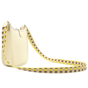 エルメス HERMES エヴリンTPM アマゾン ナタ トリヨンクレマンス ショルダーバッグ シルバー金具 オフホワイト