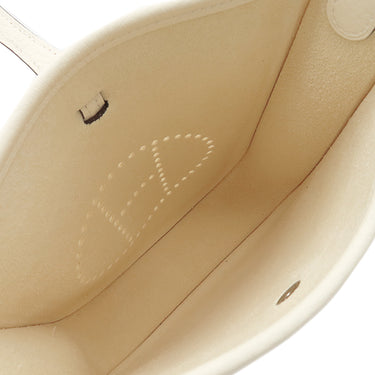 エルメス HERMES エヴリンTPM アマゾン ナタ トリヨンクレマンス ショルダーバッグ シルバー金具 オフホワイト