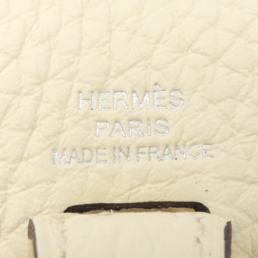 エルメス HERMES エヴリンTPM アマゾン ナタ トリヨンクレマンス ショルダーバッグ シルバー金具 オフホワイト