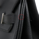 エルメス HERMES バーキン35 ブラック トゴ ハンドバッグ シルバー金具 黒