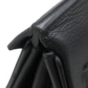 エルメス HERMES バーキン35 ブラック トゴ ハンドバッグ シルバー金具 黒