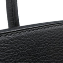 エルメス HERMES バーキン35 ブラック トゴ ハンドバッグ シルバー金具 黒
