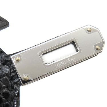 エルメス HERMES バーディ タッチ ブラック アリゲーターマット リザード シェーブル ヴォーエプソン アニューミロ バッグチャーム シルバー金具 新品 未使用 バード 鳥