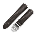 ルイヴィトン LOUIS VUITTON 純正 タンブール用 クロコバンド ブラウン クロコダイル ステンレススチール 腕時計パーツ 替え ベルト 純正SS製バックル付き 21mm ブラウン 茶 マット