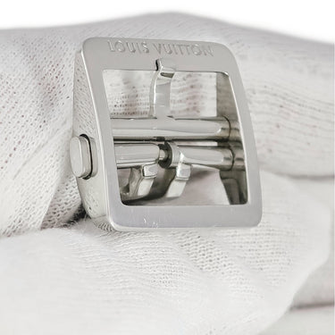 ルイヴィトン LOUIS VUITTON 純正 タンブール用 クロコバンド ブラウン クロコダイル ステンレススチール 腕時計パーツ 替え ベルト 純正SS製バックル付き 21mm ブラウン 茶 マット