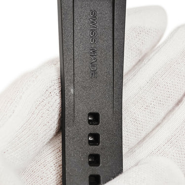 ルイヴィトン LOUIS VUITTON 純正 タンブール用 モノグラム ラバーバンド R15614 ブラック ラバー 腕時計パーツ 新品同様 替え ベルト 予備 正規品 21mm ブラック 黒