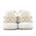 ルイヴィトン LOUIS VUITTON LV オリンピア 1AHOL1 デュンヌベージュ パテントモノグラムキャンバス #36 スニーカー シルバー金具 白