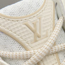 ルイヴィトン LOUIS VUITTON LV オリンピア 1AHOL1 デュンヌベージュ パテントモノグラムキャンバス #36 スニーカー シルバー金具 白