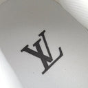 ルイヴィトン LOUIS VUITTON LV オリンピア 1AHOL1 デュンヌベージュ パテントモノグラムキャンバス #36 スニーカー シルバー金具 白