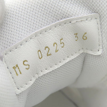 ルイヴィトン LOUIS VUITTON LV オリンピア 1AHOL1 デュンヌベージュ パテントモノグラムキャンバス #36 スニーカー シルバー金具 白