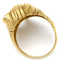 ノンブランド NON BRAND ルビー ダイヤリング イエローゴールド×レッド K18YG ダイヤモンド ルビー リング 指輪 キャット 猫モチーフ Au750 18K 18金 12号