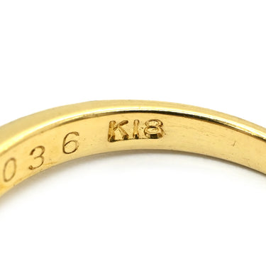 ノンブランド NON BRAND ルビー リング イエローゴールド K18YG ルビー リング 指輪 レッド 赤 マーキスカット 8号