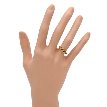 ノンブランド NON BRAND ルビー リング イエローゴールド K18YG ルビー リング 指輪 レッド 赤 マーキスカット 8号