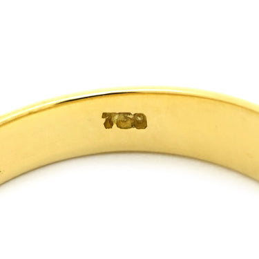 ノンブランド NON BRAND ヒスイ リング イエローゴールド K18YG ヒスイ リング 指輪 翡翠 グリーン 緑 10号