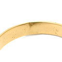 ノンブランド NON BRAND カルセドニー リング イエローゴールド K18YG カルセドニー イミテーション(脇石) リング 指輪 グリーン 緑 カボションカット イミテーション(脇石) 13号