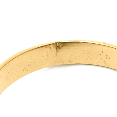 ノンブランド NON BRAND カルセドニー リング イエローゴールド K18YG カルセドニー イミテーション(脇石) リング 指輪 グリーン 緑 カボションカット イミテーション(脇石) 13号