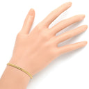 喜平 KIHEI K18 18金 16.3cm 4.6g 12面 トリプル イエローゴールド K18YG ブレスレット 造幣局検定マーク ショッピングローン対応していません