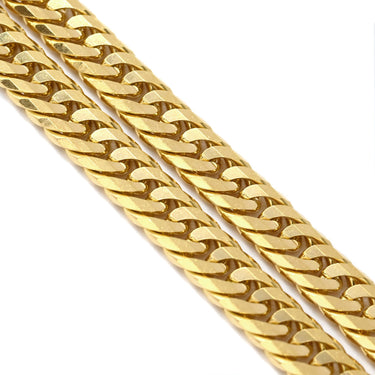 喜平 KIHEI K18 18金 50.4cm 50.2g 16面 ダブル W イエローゴールド K18YG ネックレス 造幣局検定マーク ※ショッピングローン対応していません。