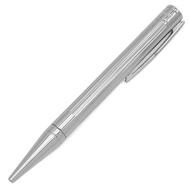 エス・テー・デュポン S.T DUPONT D イニシャル 265201 シルバー メタル ボールペン 黒インク 筆記確認済み