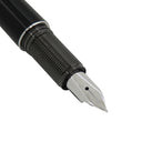 モンブラン Montblanc スターウォーカー 25600 ブラック×シルバー メタル プレシャスレジン K14(ペン先) 万年筆 黒 EF(極細字) カートリッジ未装着