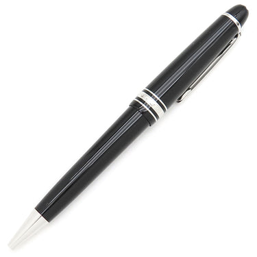 モンブラン Montblanc マイスターシュテュック プラチナ ミッドサイズ 114185 ブラック×シルバー メタル プレシャスレジン ボールペン 黒 筆記確認済み 黒インク ツイスト式