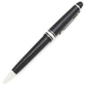 モンブラン Montblanc マイスターシュテュック プラチナ ミッドサイズ 114185 ブラック×シルバー メタル プレシャスレジン ボールペン 黒 筆記確認済み 黒インク ツイスト式