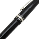 モンブラン Montblanc マイスターシュテュック プラチナ ミッドサイズ 114185 ブラック×シルバー メタル プレシャスレジン ボールペン 黒 筆記確認済み 黒インク ツイスト式