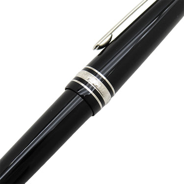 モンブラン Montblanc マイスターシュテュック プラチナ ミッドサイズ 114185 ブラック×シルバー メタル プレシャスレジン ボールペン 黒 筆記確認済み 黒インク ツイスト式
