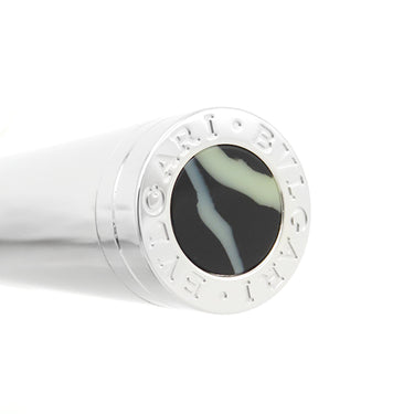 ブルガリ BVLGARI ビーゼロ B-zero シルバー メタル セルロイド ボールペン マーブル 黒インク 筆記確認済み