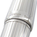 カルティエ Cartier ルイ カルティエ ゴドロン シルバー メタル ボールペン インク切れ 筆記具 ツイスト式 回転式