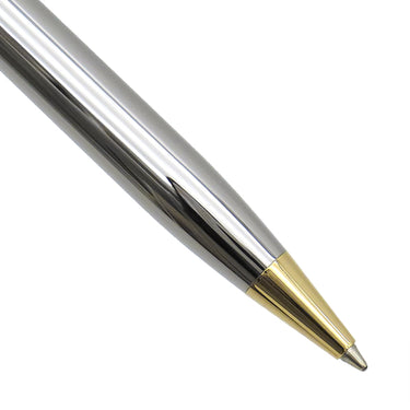 ティファニー Tiffany & Co クラシック ティファニー Tクリップ シルバーXゴールド メタル GP ボールペン 黒インク 筆記確認済み