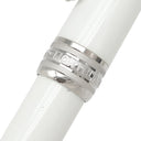 モンブラン Montblanc トリビュート トゥ ザ モンブラン クラシック 107317 ホワイトXシルバー メタル プレシャスレジン ボールペン 黒インク 筆記確認済
